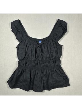 Women’s Blouse Black Milk Maid Vintage Y2K